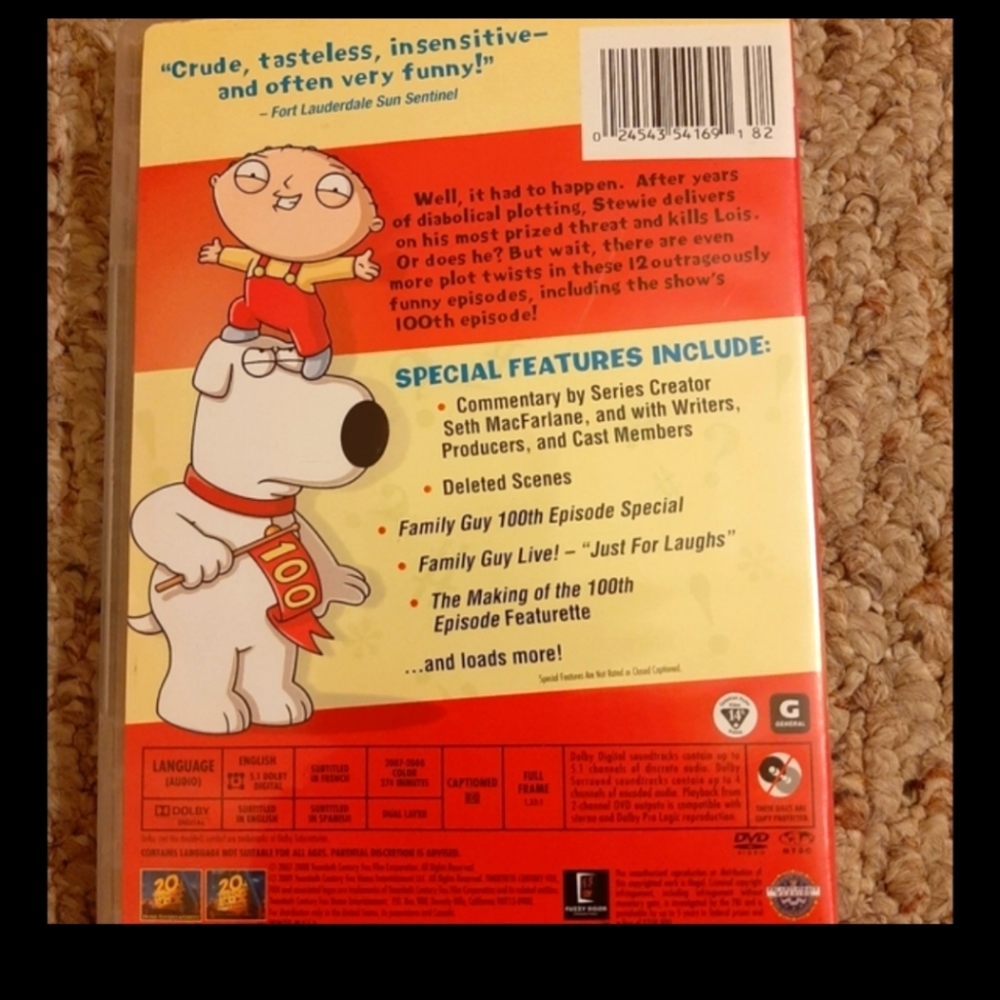 Family Guy Volume 6 3-dvd set